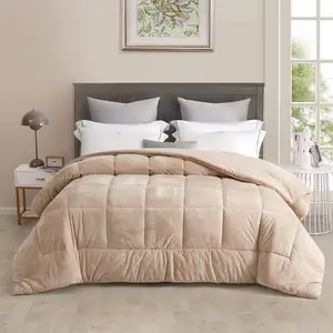 Stitching 100% Polyester Custom Thick Wholesale Comforter Sets Bedding