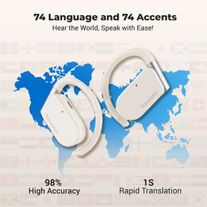Wooask Earbuds, Bi-directional Real-time Voice Device,144 Language - Product Image 2