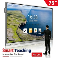 Fabrieks prijs 86 inch interactief plat digitaal whiteboard AI smartboard voor onderwijs
