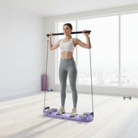 Tapis de Pilates portable le plus vendu, planche de pompes pliable pour la maison et appareil d'exercice abdominal pour étirements musculaires