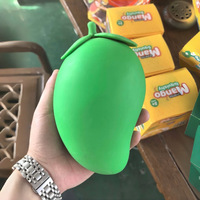 Balle anti-stress géante en forme de mangue unisexe, très populaire, super grande, à remontée lente, jouet à presser en TPR, jouet sensoriel pour soulager le stress