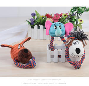 Juguetes para Perros con Forma de Animales de Dibujos Animados, Juguete de Peluche con Sonido, Juguete de Cuerda de Algodón para Masticar - Product Image 6