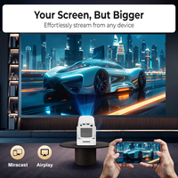 Proyector de Bolsillo IHOMELIFE ISMARTX17 Full HD 1080P hasta 4K Android 11 HY260 Pro con Altavoces Integrados de 15W y 300 Lúmenes ANSI