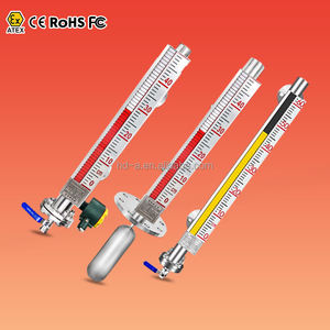 مقياس مستوى مغناطيسي بفلوب مغناطيسي لخزان غاز البترول المسال SS316L مع شاشة عرض عن بعد، مقياس مستوى مغناطيسي بفلوب مغناطيسي لخزان الماء والزيت بفلنجة SS304 4-20mA - Product Image 1