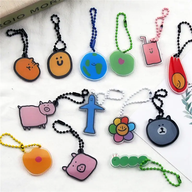 best promotional gifts cheap custom logo shape acrylic keychains