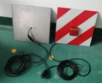 Nouvelles feux de signalisation d'avertissement Anka, plaques réfléchissantes de sécurité en aluminium, feux avant/arrière certifiés DIN/E-Mark, pièces de remorque