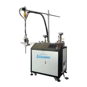 Liujiang-máquina dispensadora semiautomática de pegamento AB, resina epoxi, con calentador y sistema de agitación