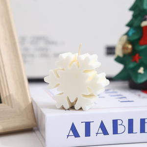 Cera di soia candele di incenso fiocco di neve aromaterapia creativa stile invernale fragranze souvenir regali di festa decorazioni per la casa natale - Product Image 6