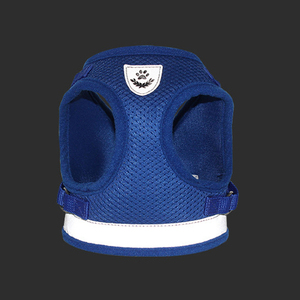 الحيوانات الأليفة لينة تنفس شبكة الهواء العصابات العاكسة آمنة مريحة الكلب تسخير عالية الوضوح سترة الكلب - Product Image 1