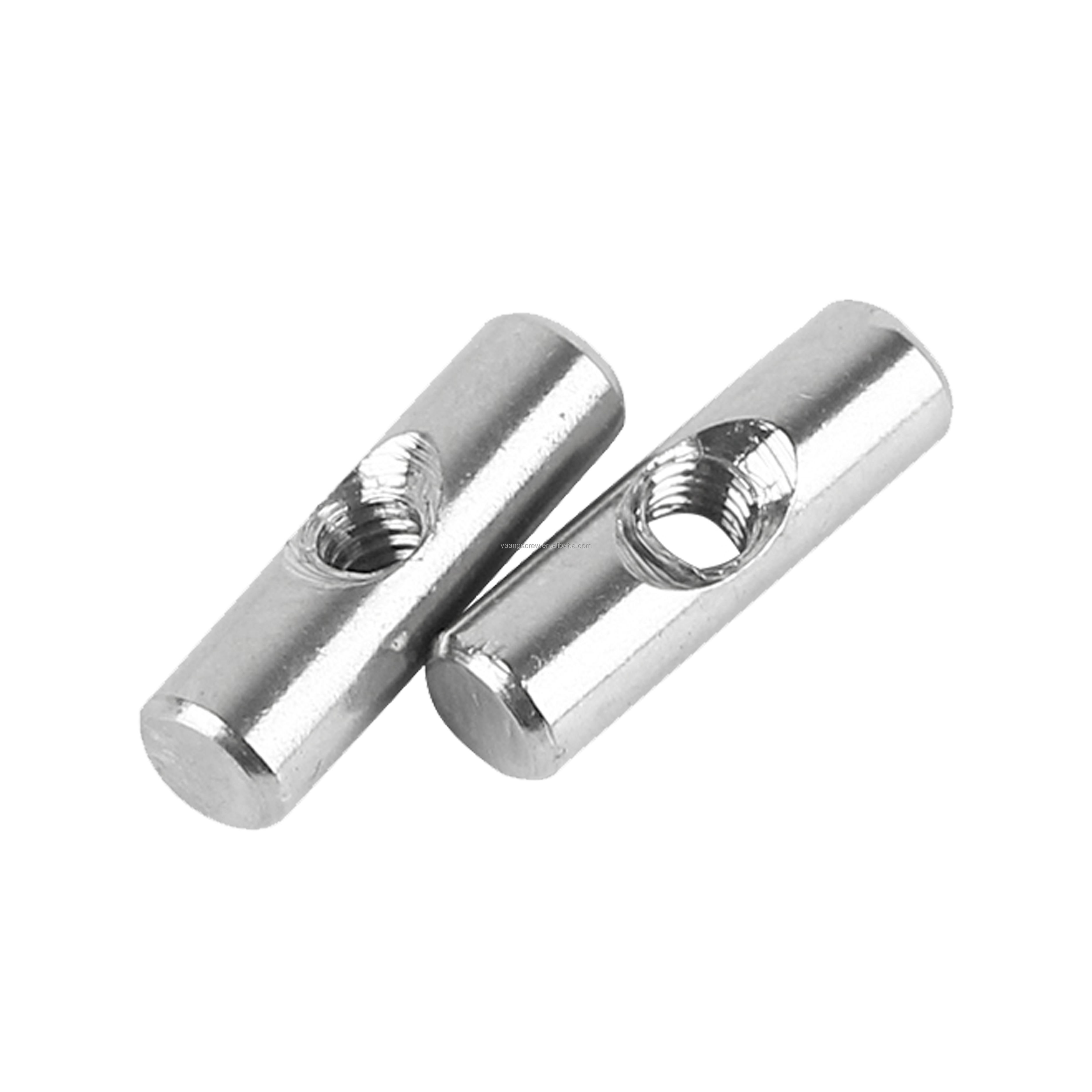 10 Dadi Zigrinati M4 In Acciaio Inox 304 - DIN466, Argento, Per Bloccaggio