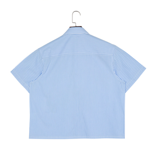 Áo sơ mi nam dáng hộp kẻ sọc in logo theo yêu cầu - Product Image 2