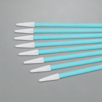WIPESTAR Écouvillons de nettoyage en polyester sans peluches, avec tige en PP, pointus, petits, en Dacron, pour salles blanches et composants semi-conducteurs (Gold Fingers)