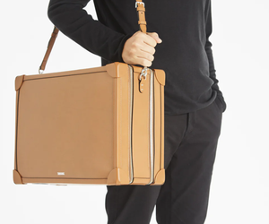 Valigia in Pelle OEM da 47 Pollici con Doppia Cerniera, Borsa per Laptop in Pelle per Affari - Product Image 4