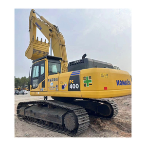 Excavatrice sur chenilles Komatsu PC400 d'occasion du Japon, 40 tonnes, pour travaux miniers et de terrassement, en stock - Product Image 4