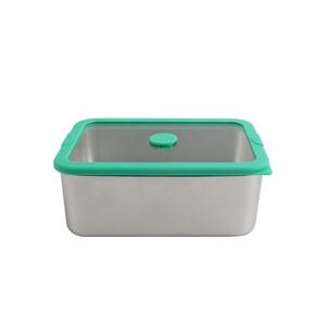 Stainless Steel Leakproof Food Storage Container <b>with</b> Glass <b>Lid</b>, Nested Lunch <b>Boxes</b> - Product Image 5