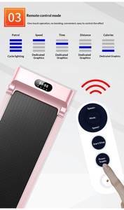 הליכון מתקפל חוצה גבולות בית קטן קטן שותקת ציוד כושר חשמלי מקורה 2.0hp - Product Image 6