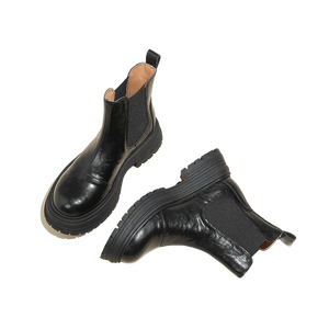 Femmes rétro décontracté mi-mollet pour <span class=keywords><strong>bottes</strong></span> Martin confortable fermeture éclair latérale respirant hiver caractéristiques fabricant en gros - Product Image 2