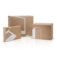Boîte d'emballage d'expédition vide personnalisée pour ordinateur portable avec logo