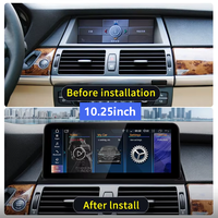 Layar Mobil Android Qualcomm 685 SM6225 untuk BMW X5 E70 X6 E71 E72 Pemutar Video Navigasi Wireless CarPlay Android Auto Head Unit