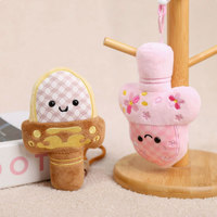 Porte-clés en peluche mignon Épée du roi Goujian de Yue, jouet sonore vibrant, pendentif de sac, poupée, vente en gros