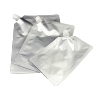 Sacs en plastique de pochette à bec verseur debout en feuille d'aluminium pour emballage de liquide de lait de sauce tomate ketchup mayonnaise