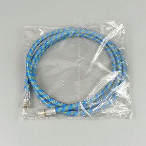 Tuyau d'aérographe 1,2 m bleu tressé avec connecteur 8/8 pour compresseur d'aérographe - Product Image 2
