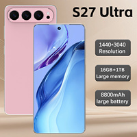 Smartphone S27 Ultra 5G Écran 7,3 pouces 16 Go de RAM 1 To de stockage Appareil photo 108 MP Batterie 8800 mAh Double SIM Téléphone mobile