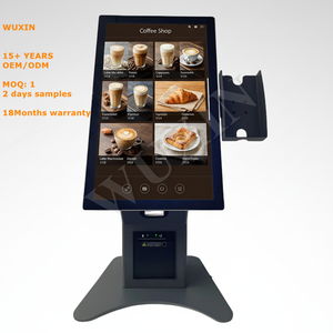 Chiosco Self-Service per Check-in Aeroportuale e Ferroviario con Schermo Touch Interattivo e Struttura in Metallo Resistente - Product Image 4