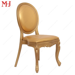 Hot <span class=keywords><strong>Sale</strong></span> Stapelbarer eleganter Hotel Bankett Gold Louis <span class=keywords><strong>Ghost</strong></span> Stuhl für Veranstaltungen - Product Image 1