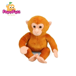Peluches mignonnes de singe kawaii, très populaires, brodées, personnalisables, rembourrées de coton PP, super douces, unisexes, cadeau d'anniversaire - Product Image 1