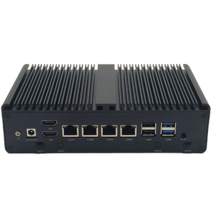 Router Mini PC Popular 2026 con 4 LAN, Ethernet <span class=keywords><strong>de</strong></span> 1000Mbps, <span class=keywords><strong>Firewall</strong></span>, Router <span class=keywords><strong>de</strong></span> 4ª y 5ª Generación, <span class=keywords><strong>Dispositivo</strong></span> <span class=keywords><strong>de</strong></span> <span class=keywords><strong>Red</strong></span> Linux Pfsense para Hardware Appliance - Product Image 1