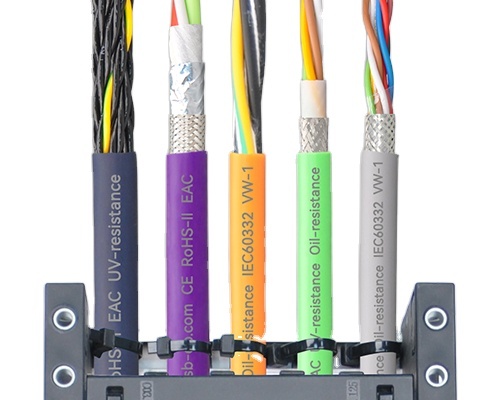 CSB FLEXMOV Flexible Cables Measuring System Cables FME  PUR Outer Jacket Shielded  PVC and Halogen-free Bus Type