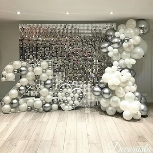 Rideau à paillettes scintillantes de 2m pour la zone photo, fond de scène, mariage, fête d'anniversaire, baby shower, décor de Photozone - Product Image 1