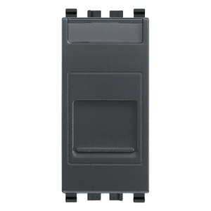Enchufe Rj11 6/4 con Puerta Gris, 5.3 cm de Altura, 5.1 cm de Longitud, 2.8 cm de Ancho - Product Image 1