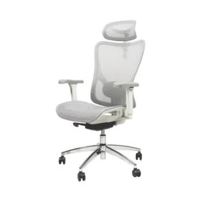 安吉批发高品质2D腰部支撑椅大便宜椅子空心人体工程学高办公网椅，带金属底座