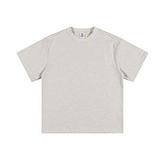 เสื้อยืดผู้ชายโอเวอร์ไซส์คอตตอนหนาปก305gsm ไหล่ปล่อยแบบธรรมดาเสื้อยืดรัดรูปคอตตอน - Product Image 2