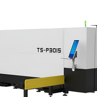 Équipement de découpe laser à plateforme unique 3015 avec tête de découpe autofocus 3000W, machine de découpe laser avec protection intégrale