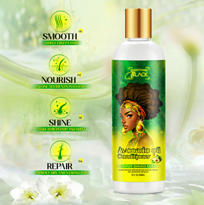 Aceite de rueda negro orgánico de Etiqueta Privada, champú y acondicionador, conjunto de cuidado del cabello para frizz, pelo rizado y rizado - Product Image 2