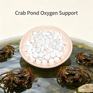 Comprimés d'oxygène de marque HS pour la réanimation des poissons, crevettes et crabes en cas d'hypoxie dans les étangs, avec vitamines et acides aminés de qualité alimentaire - Product Image 2