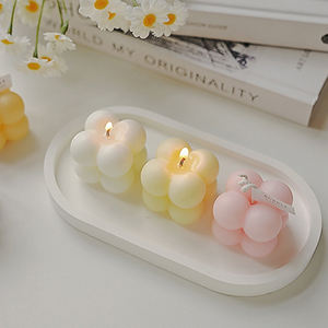 Vela Aromática <span class=keywords><strong>Mini</strong></span> de Cera de Soja en Forma de Burbuja al por Mayor, Bonita Decoración para el Hogar, Regalo de Boda, Hecha a Mano, Caja Transparente, Aroma Dulce - Product Image 5