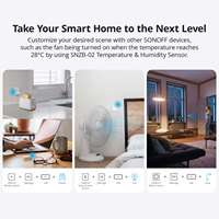 Stop Kontak Pintar Sonoff S40 Lite WiFi & Kontrol Jarak Jauh via Aplikasi dengan Kontrol Suara, Berfungsi dengan Alexa & Google Home
