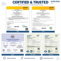 Sac à cordon personnalisé en microfibre douce avec logo imprimé, pochette cadeau pour salon professionnel, accessoire d'emballage e-commerce, vente en gros