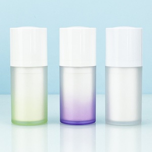 Cosmetic Skin Care Packaging 30ml 1oz Round Airless <b>Pump</b> <b>Bottle</b> Silk Screen Printing Serum Lotion Twist <b>Pump</b> <b>Bottle</b> - Product Image 5