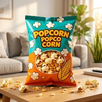 Sacs personnalisés pour l'emballage alimentaire : sachets de cacahuètes, sacs de café à fond plat, sacs de pop-corn refermables