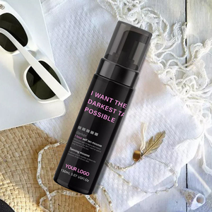 Vente en gros de logo personnalisé marque privée bio foncé intense soleil autobronzant <span class=keywords><strong>mousse</strong></span> lotion de bronzage minéral solarium crème de bronzage OEM - Product Image 6