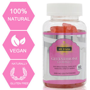 BRILHAMENTO DE PELE DE GUMIAS DE GLUTA, REMOVER ESCURO SPOT, MARCAS DE ESTRECIMENTO Limpar Reduzir Linha Fina 1000 MG Gluta Gummy Bear - Product Image 4