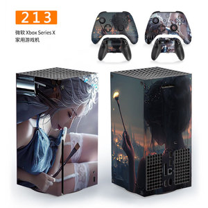 Xbox Series X Skin Protector PVC Game Console Cover With <b>Controller</b> Stickers For Home <b>Gaming</b> - Product Image 1