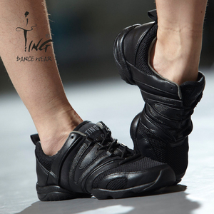 Chaussures de <span class=keywords><strong>danse</strong></span> sportives pour femmes et hommes, respirantes, en mesh, modernes, noires, antidérapantes, personnalisables OEM, pour la <span class=keywords><strong>danse</strong></span> de rue - Product Image 6