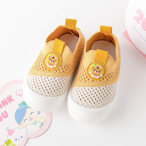 Scarpe per i <span class=keywords><strong>primi</strong></span> <span class=keywords><strong>passi</strong></span> del bambino con toni caldi glitterati, comode in rete, ideali per i bambini - Product Image 1