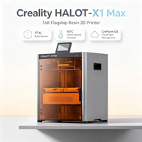Creality Halot X1 MAX 16K Resin 3D-Drucker MSLA Mono LCD Nivellierungsfreier UV-Photopolymer-Drucker für Miniaturen, Schmuck und Dentalanwendungen